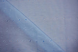 Polyester Cotton Eyelet Embroidery Fabric - No Scallop Ends, Multiple Colors, 60" Wide (1 Yard)