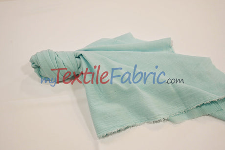 100 Percent Cotton Gauze Fabric - Soft Lightweight Muslin, 46/48" Width, Yards, Bolts, Sample Swatch (1 Yard)