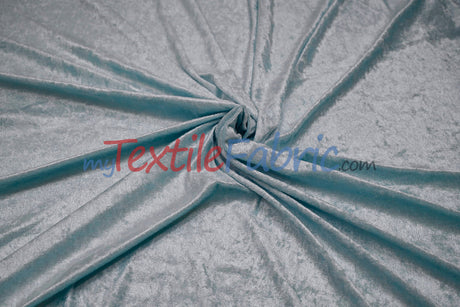 Panne Velvet Polyester Fabric - Crush Panne Velour, Solid, 58/60" Width (1 Yard)