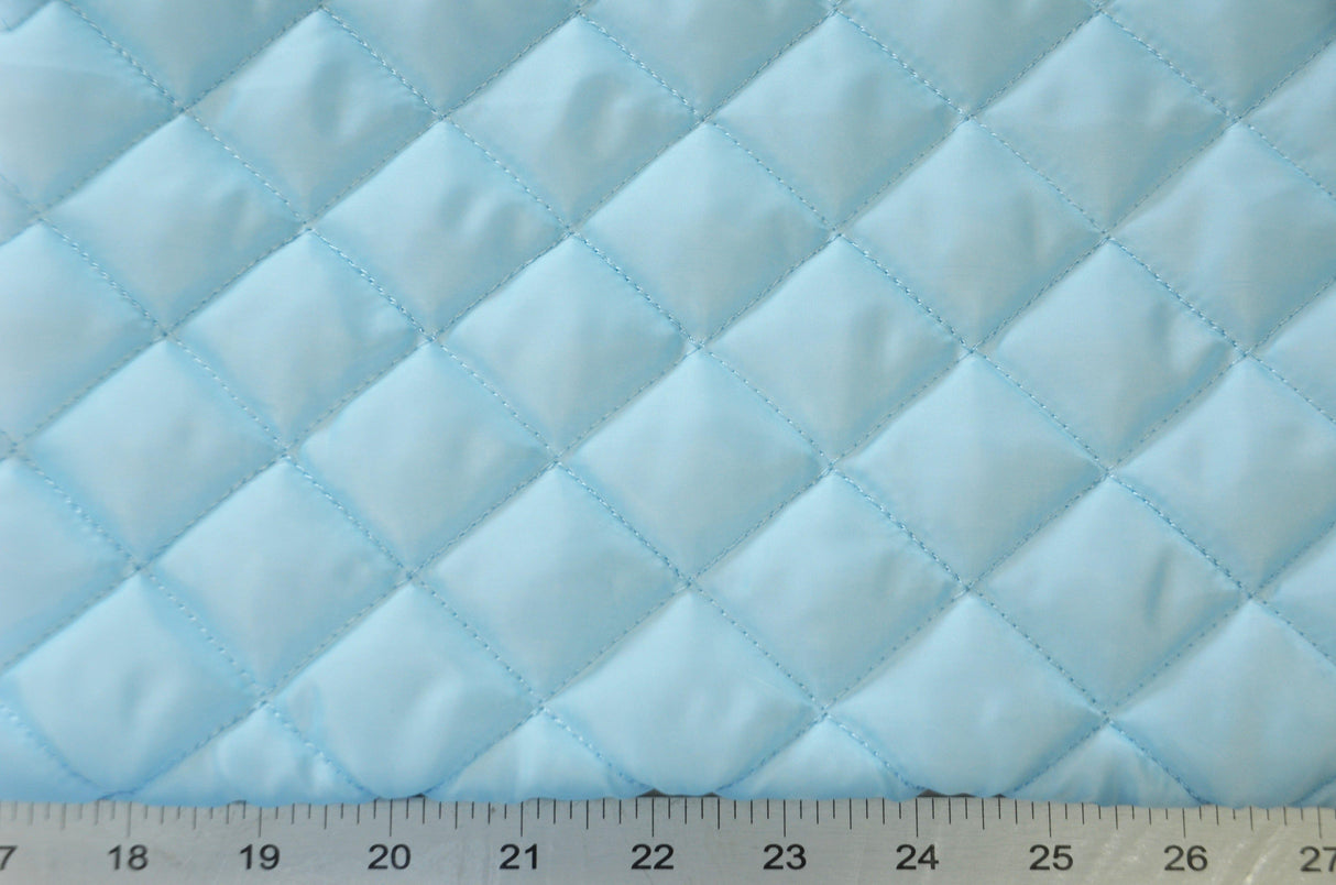 Quilted Polyester Batting Fabric - Diamond Quilted Padded Lining, 58/60" Width (1 Yard)