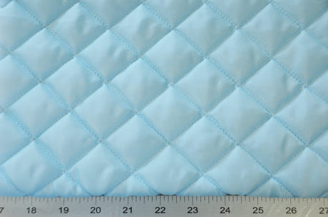 Quilted Polyester Batting Fabric - Diamond Quilted Padded Lining, 58/60" Width (1 Yard)