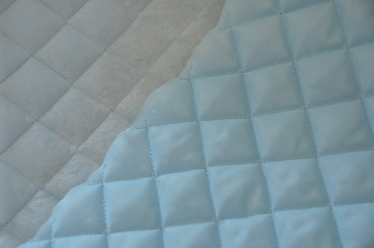 Quilted Polyester Batting Fabric - Diamond Quilted Padded Lining, 58/60" Width (1 Yard)