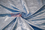 Satin Flower Brocade Polyester Fabric - Tone On Tone Embossed Floral, 58/60" Width (1 Yard)
