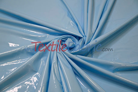 Shiny Stretch Patent Vinyl Fabric - 94% Polyester, 6% Spandex, Glossy Finish, 55" Width (1 Yard)