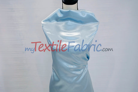 Stretch Charmeuse Satin Fabric - 96% Polyester 4% Spandex, Solid, 58/60" Width (Yards, Bolts, Sample Swatches)