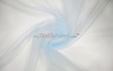 Super Organza Polyester Fabric - Semi-Sheen Sheer, 60" Width, White, Ivory, Baby Blue, Lavender, Black (By The Yard)