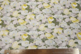 Spring Floral Rayon Challis Fabric - Floral Print, 58/60" Width (By The Continuous Yard)
