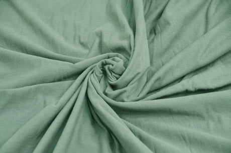 100% Washed Cotton Jersey Fabric - Solid, 68/70" Width (1 Yard)