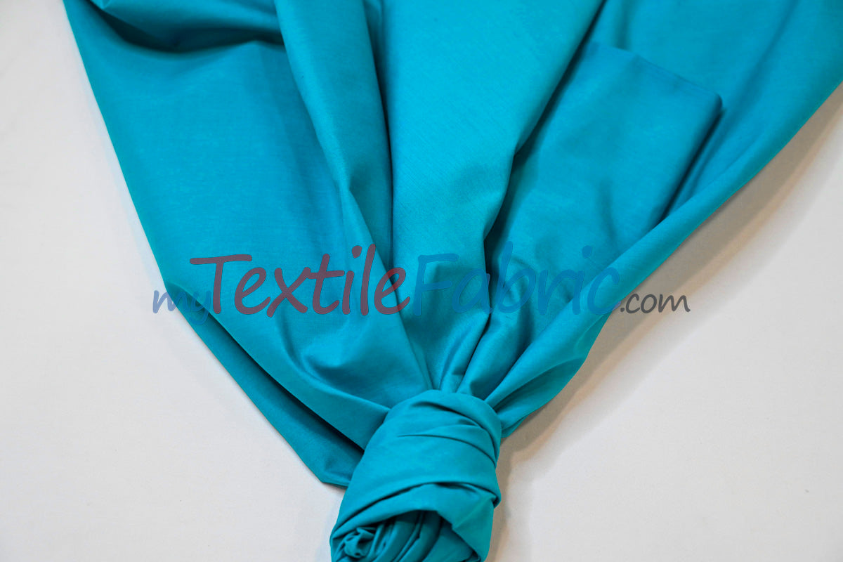 Polyester Cotton Broadcloth Fabric - Solid Colors, 58/60" Width (1 Yard)