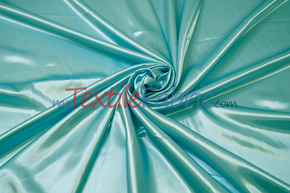 Stretch Charmeuse Satin Fabric - 96% Polyester 4% Spandex, Solid, 58/60" Width (Yards, Bolts, Sample Swatches)