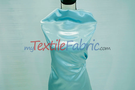 Stretch Charmeuse Satin Fabric - 96% Polyester 4% Spandex, Solid, 58/60" Width (Yards, Bolts, Sample Swatches)