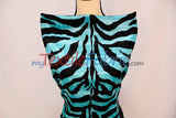Zebra Charmeuse Satin Fabric - Zebra Print, 58/60" Width, Multiple Colors (1 Yard)
