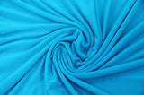 ITY Knit Polyester Spandex Fabric - Solid Interlock Twist Yarn, 58/60" Width, Multiple Colors (1 Yard)