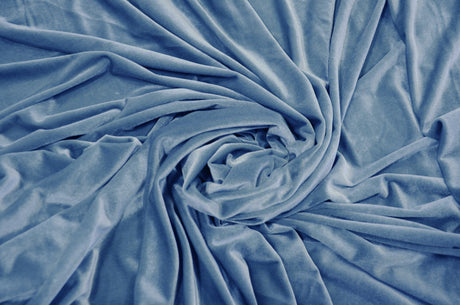 Stretch Velvet Spandex Fabric - Solid, 58" Width (1 Yard)