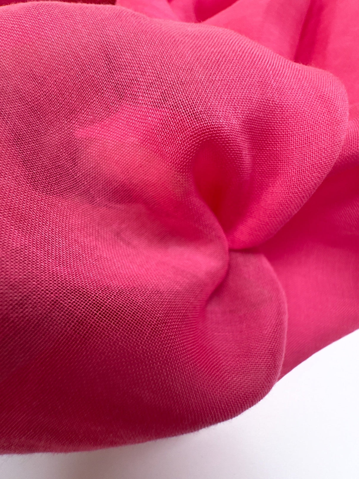 Pink Polyester Plain Woven Fabric