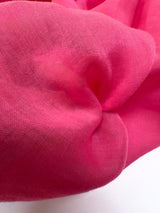 Pink Polyester Plain Woven Fabric