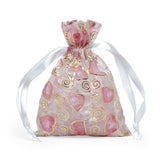 Printed Patterns On Flat Organza Bags 3 1/2 '' x 5 '' Hearts & Swirls Color 30 EACH / PACKAGE