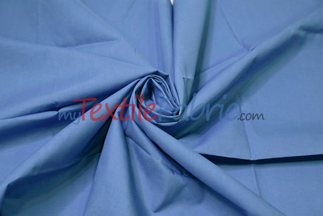 Polyester Cotton Broadcloth Fabric - Solid Colors, 58/60" Width (1 Yard)