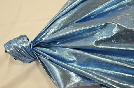 Tissue Lame Nylon Metallic Fabric - Solid Sheen, 44/45" Width (1 Yard)