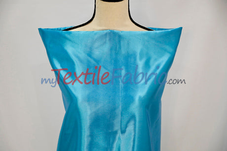 Bridal Satin Polyester Fabric - Shiny Solid, 58/60" Width, Multiple Colors (Yards, Bolts, Sample Swatches)