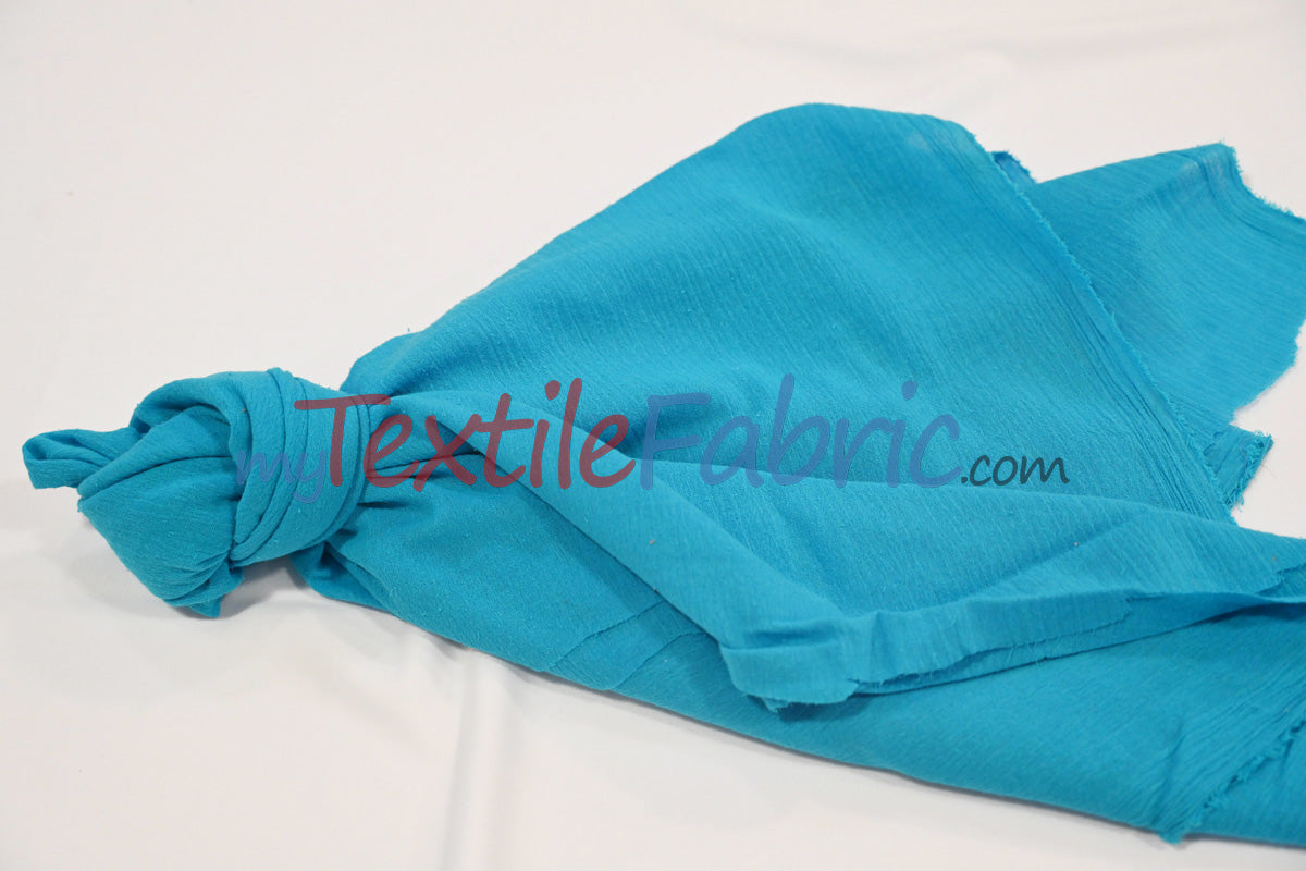 100 Percent Cotton Gauze Fabric - Soft Lightweight Muslin, 46/48" Width, Yards, Bolts, Sample Swatch (1 Yard)