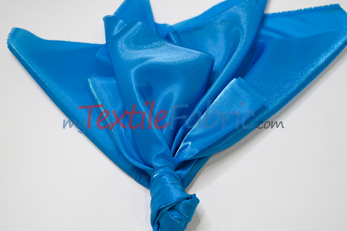 Crystal Satin Polyester Fabric - Shimmering Satin Finish, 45" Width, Multiple Colors (1 Yard)