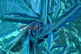 Metallic Foil Spandex Lame Spandex Fabric - All Over Foil, 60" Width (1 Yard)