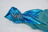 Metallic Foil Spandex Lame Spandex Fabric - All Over Foil, 60" Width (1 Yard)