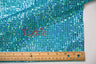 Holographic Mini Square Sequins Mesh Fabric - Holographic Mini Square Sequins, 45" Width (By The Yard)