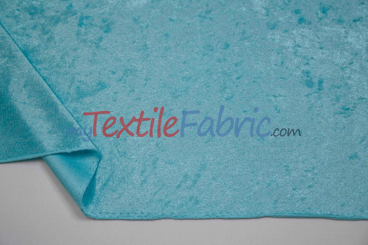 Panne Velvet Polyester Fabric - Crush Panne Velour, Solid, 58/60" Width (1 Yard)