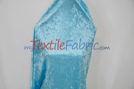 Panne Velvet Polyester Fabric - Crush Panne Velour, Solid, 58/60" Width (1 Yard)
