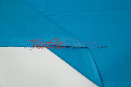Polyester Cotton Broadcloth Fabric - Solid Colors, 58/60" Width (1 Yard)