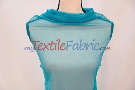 Super Soft Power Mesh Spandex Fabric - Multiple Colors, 58/60" Width (1 Yard)