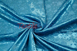 Satin Jacquard Satin Polyester Fabric - Satin Flower Brocade, 58/60" Width, Sample Swatch 3"x3" (1 Sample Swatch)