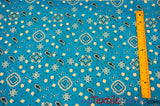 Bandana Cotton Print Polyester Cotton Broadcloth Fabric - Multiple Colors, 58/60" Width (1 Yard)
