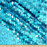 Dull Square Dazzle Polyester Fabric - Square Sequins, Sheer Mesh, 52" Width (1 Yard)
