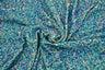 Sequins Stretch Velvet Polyester Spandex Fabric - Sequins On Plush Velvet, Multiple Colors, 60" Width (By The Yard)