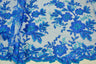 Edith Embroidery Fabric - Two Tone Floral Embroidery, Sheer Tulle, 52" Width, Multiple Colors (1 Yard)