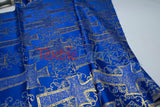Religious Cross Brocade 100 Percent Polyester Fabric - Elegant Cross Motif, 60" Width (1 Yard)