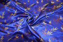 Oriental Bamboo Brocade Polyester Fabric - Bamboo Jacquard, 45" Width (1 Yard)