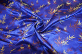 Oriental Bamboo Brocade Polyester Fabric - Bamboo Jacquard, 45" Width (1 Yard)