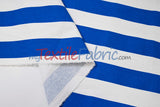 10 Oz 100% Cotton Canvas 2" Stripe Fabric - Multiple Colors, 60" Wide (1 Yard)