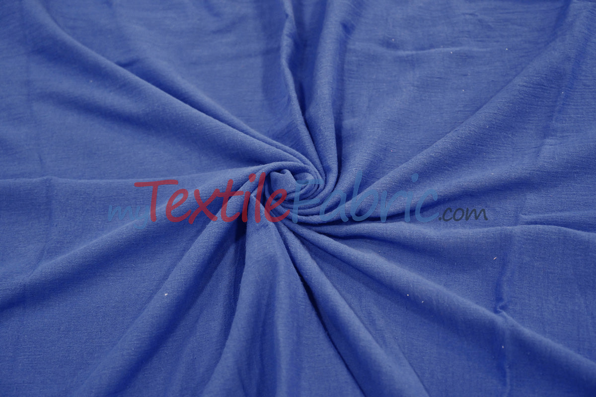 100 Percent Cotton Gauze Fabric - Soft Lightweight Muslin, 46/48" Width, Yards, Bolts, Sample Swatch (1 Yard)