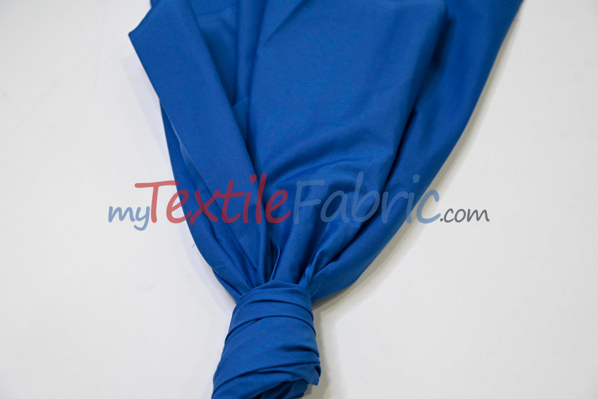 Polyester Cotton Broadcloth Fabric - Solid Colors, 58/60" Width (1 Yard)