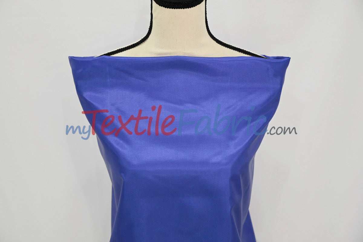 Polyester Silky Habotai Lining Polyester Fabric - Solid, 58" Wide (Sample Swatch)