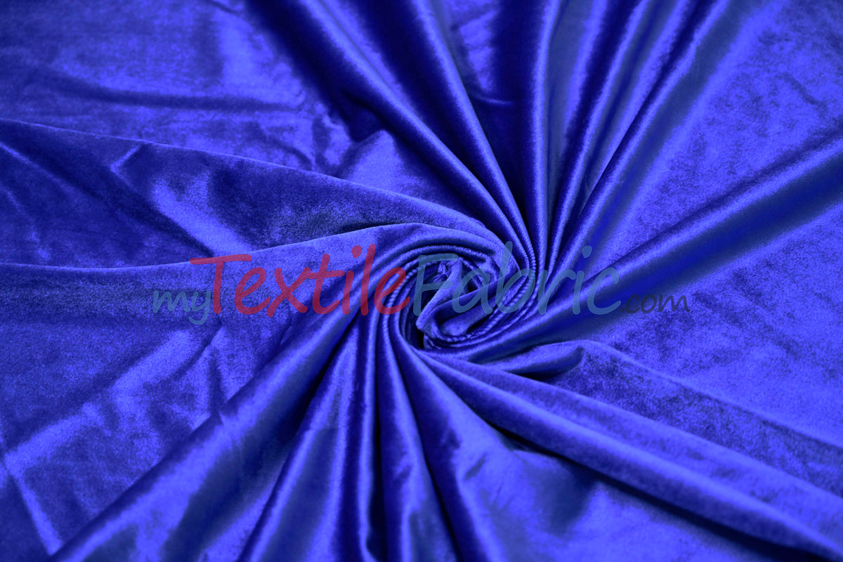 BT Royal Plush Velvet Fabric - Soft Plush Non Stretch Velvet, Multiple Colors, 58/60" Width (1 Yard)
