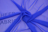 Silky Chiffon 100 Percent Polyester Fabric - Sheer, Super Soft, Flowy, 42/43" Width (1 Yard)