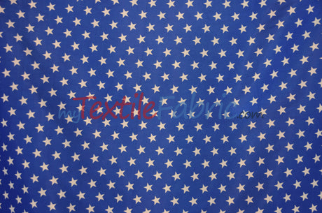 American Star Satin Polyester Fabric - American Flag Print, Red, Navy Blue, And Blue, 58/60" Width (1 Yard)