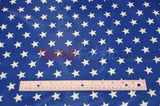 American Star Satin Polyester Fabric - American Flag Print, Red, Navy Blue, And Blue, 58/60" Width (1 Yard)