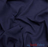 100% Cotton Poplin Cotton Fabric - White, Navy Blue, Black, 60" Wide (1 Yard)